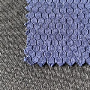 PN28/ROOSO 100D 폴리 속건성 원사 폴리프로필렌 원단, 카본 풋볼 립스톱 워프 니트 150gsm